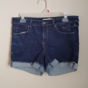 Dark blue jean shorts